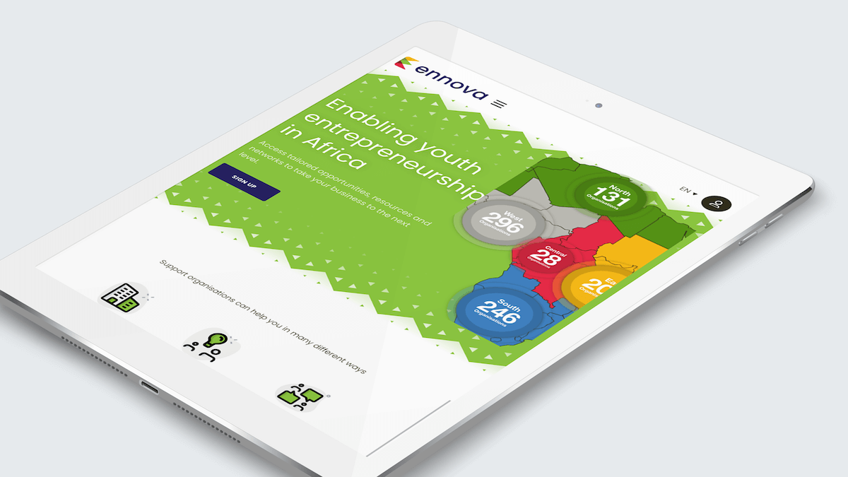 Ennova Africa for African Development Bank – Tablet view