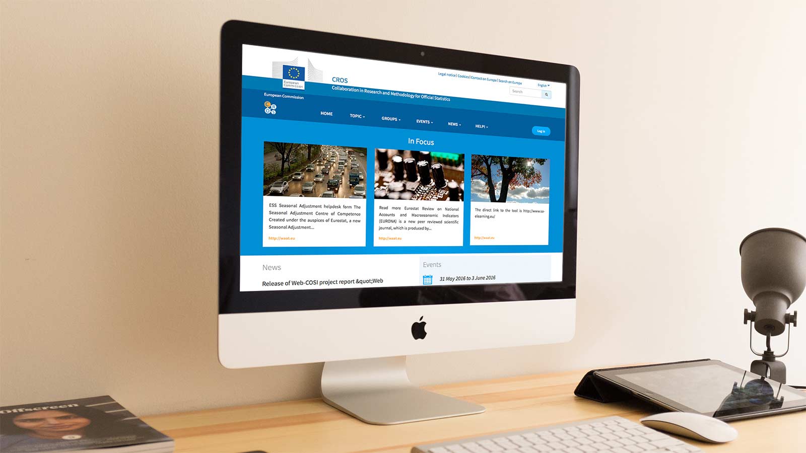 CROS – Desktop view