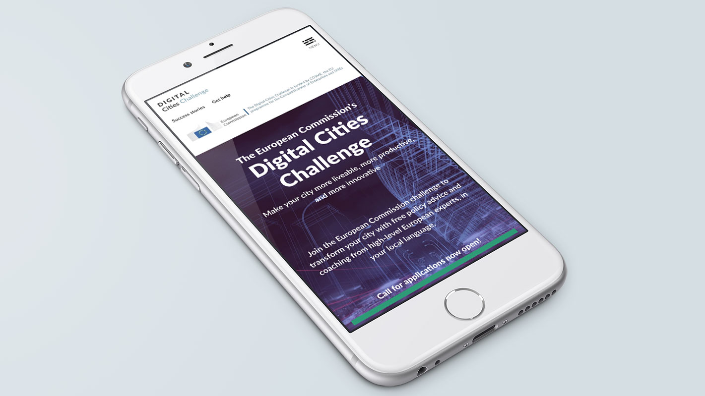 Digital Cities Challenge – Mobile view