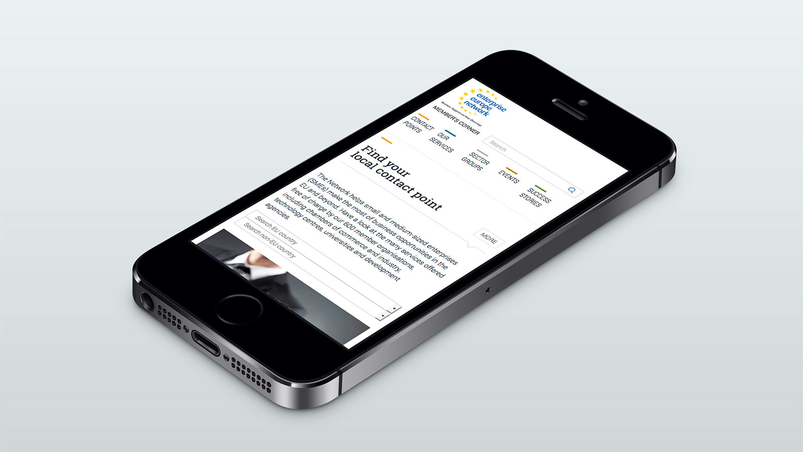 Enterprise Europe Network – Mobile view