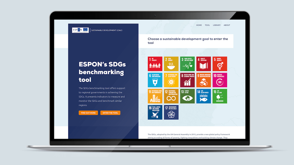 ESPON – Laptop view