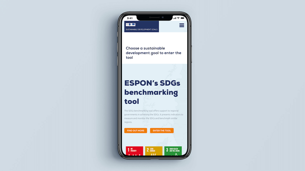 ESPON – Mobile view