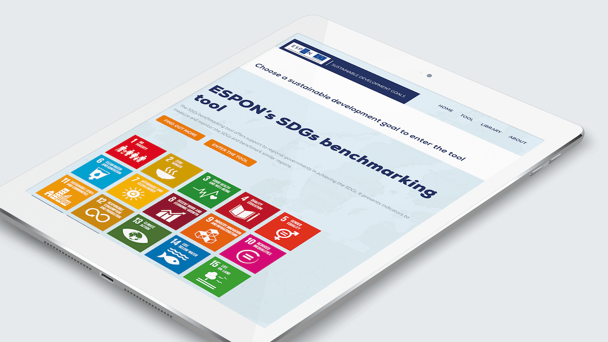 ESPON – Tablet view