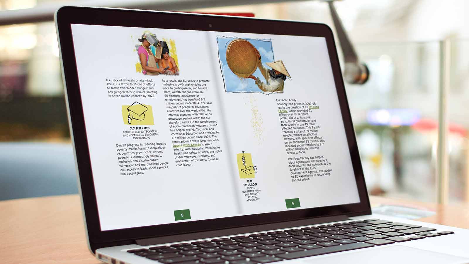 Millennium Development Goals - Flipbook – Laptop view