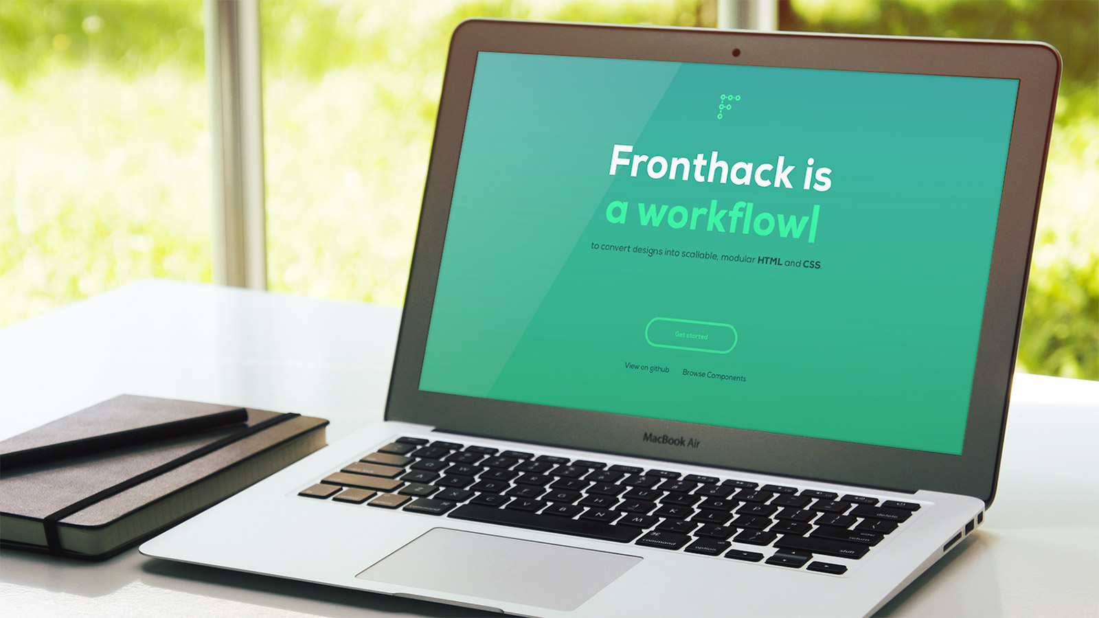 Fronthack – Laptop view