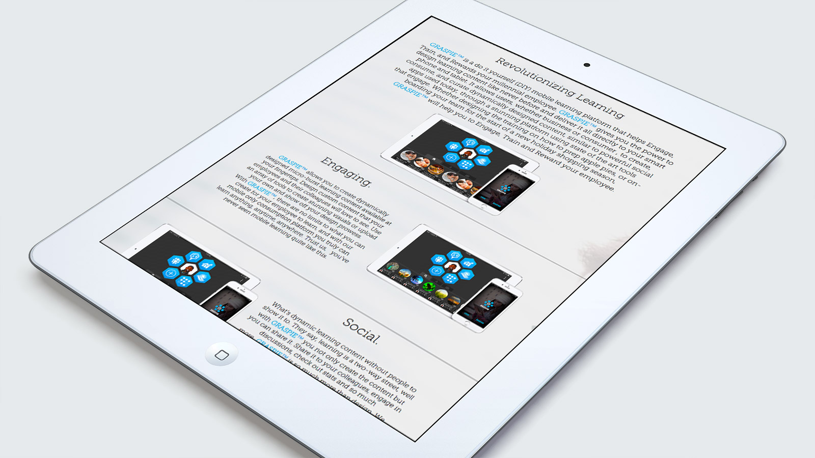 Graspie – Tablet view