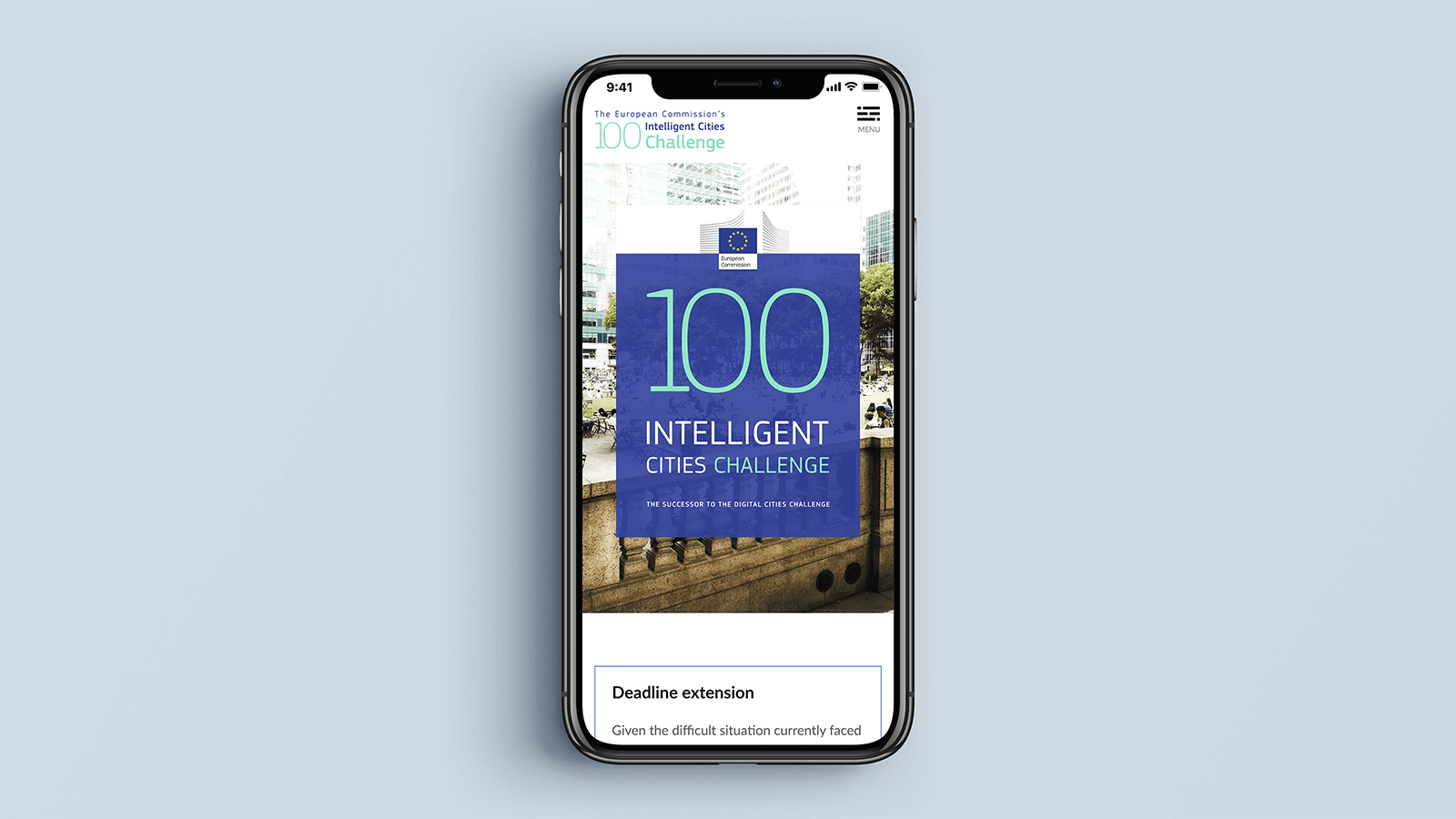 Intelligent Cities Challenge – Mobile view