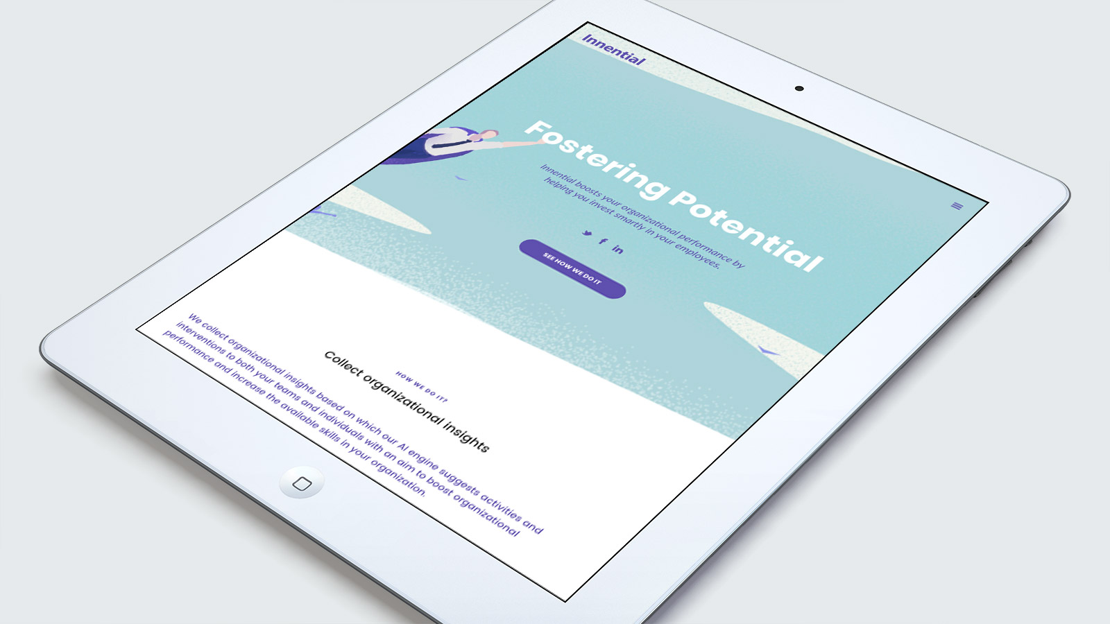 Innential – Tablet view