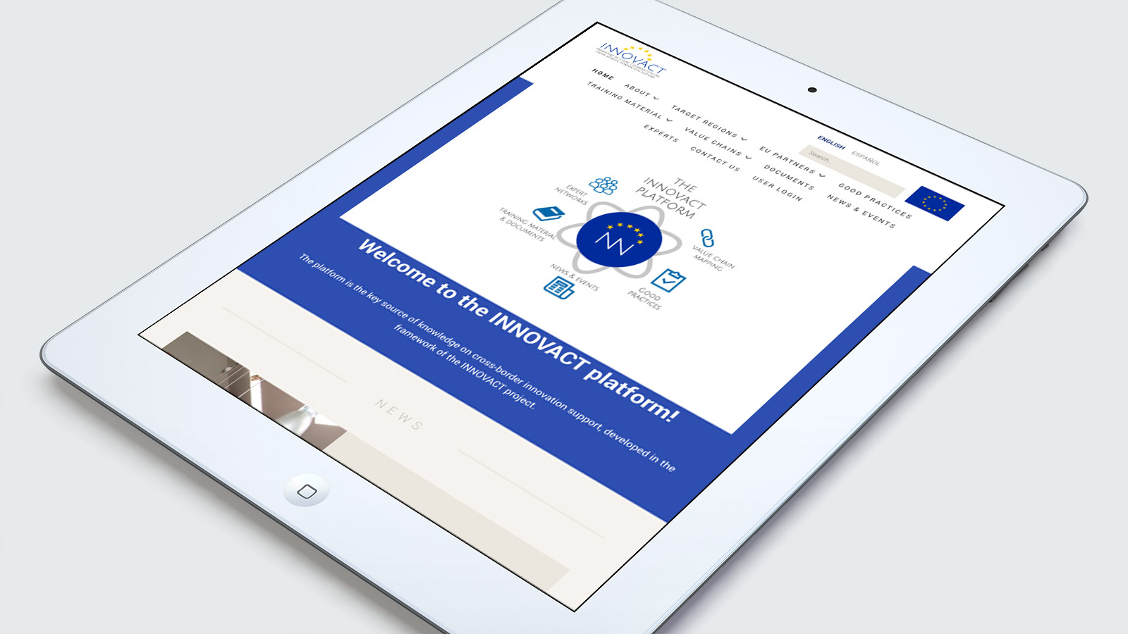 Innovact – Tablet view