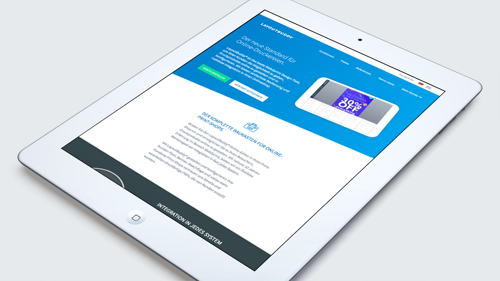 Layout buddy – Tablet view
