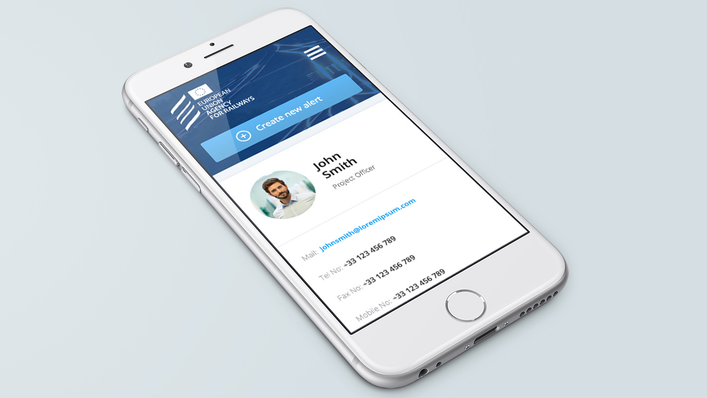 European Union Agency for Railways SAIT – Mobile view