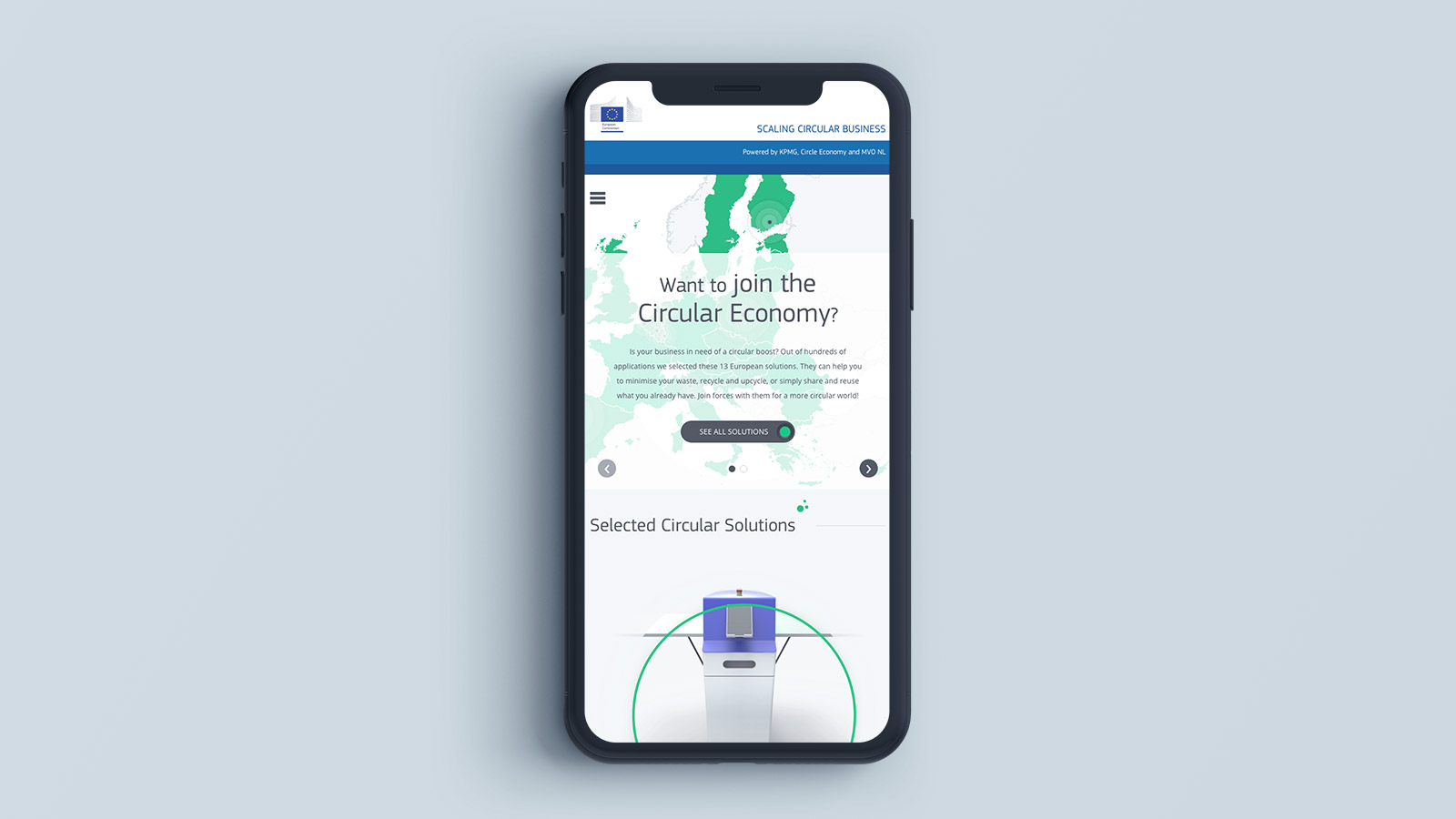 Scaling Circular Business – Mobile view