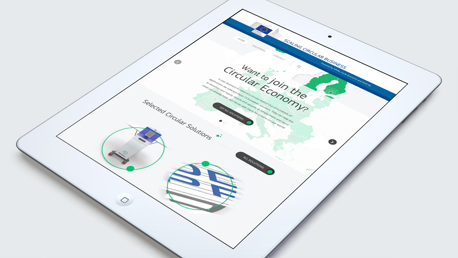 Scaling Circular Business – Tablet view