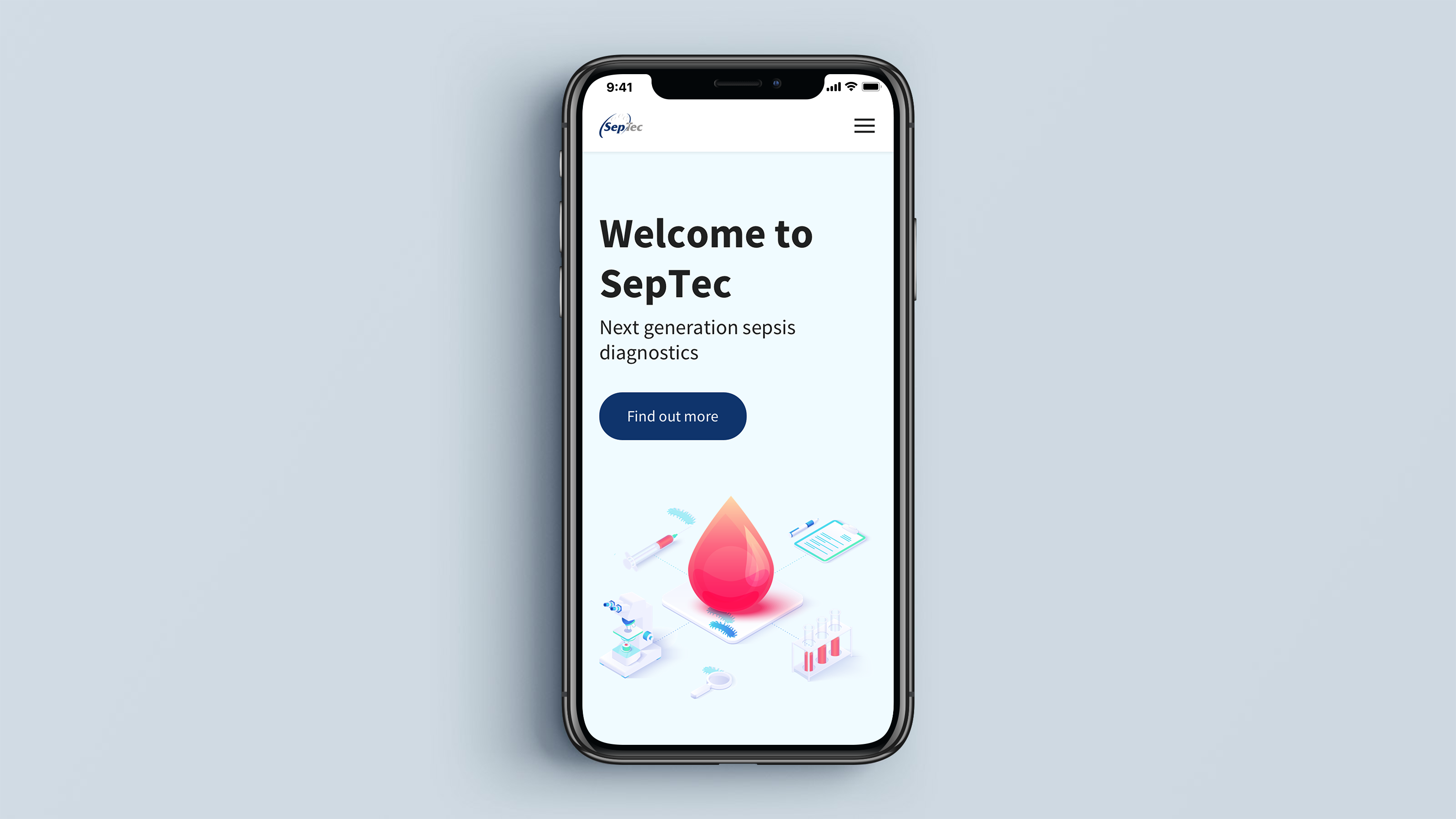 Septec – Mobile view
