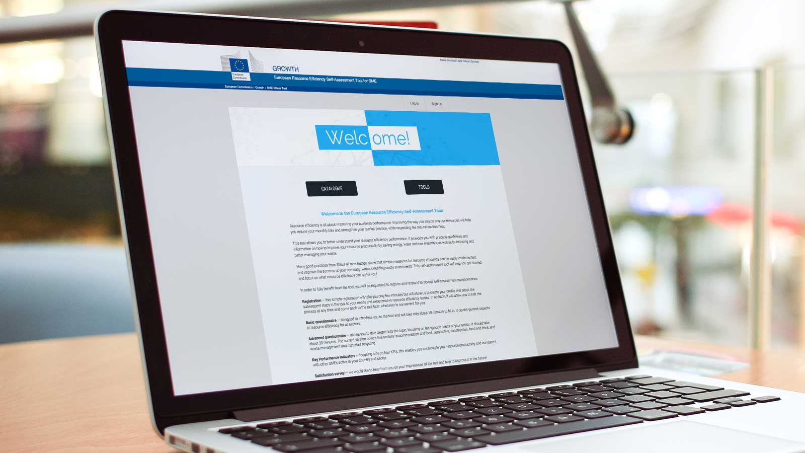 SME Stress Test – Laptop view