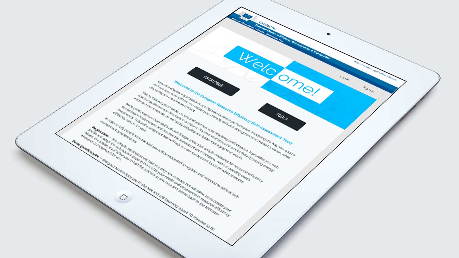 SME Stress Test – Tablet view