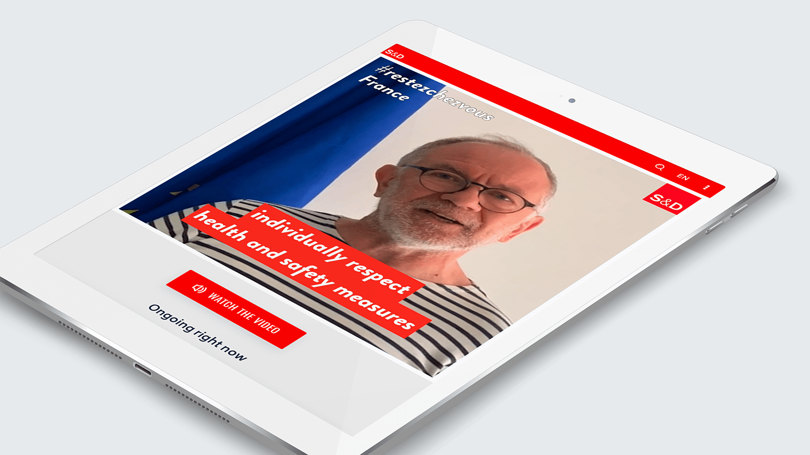 Socialists & Democrats – Tablet view