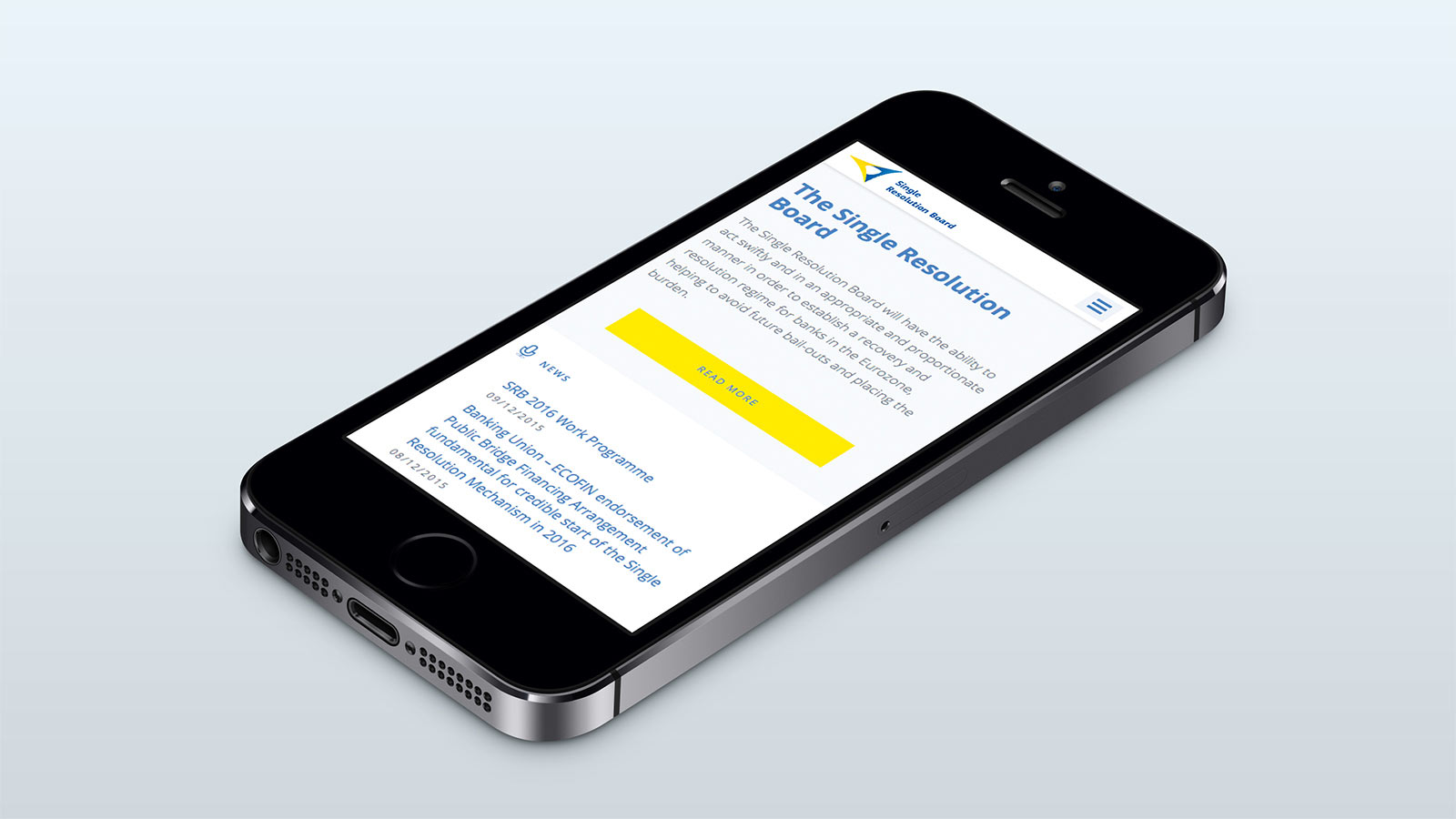The Single Resolution Board – Mobile view