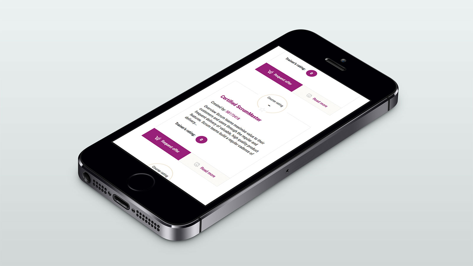 Trainersreview.com – Mobile view